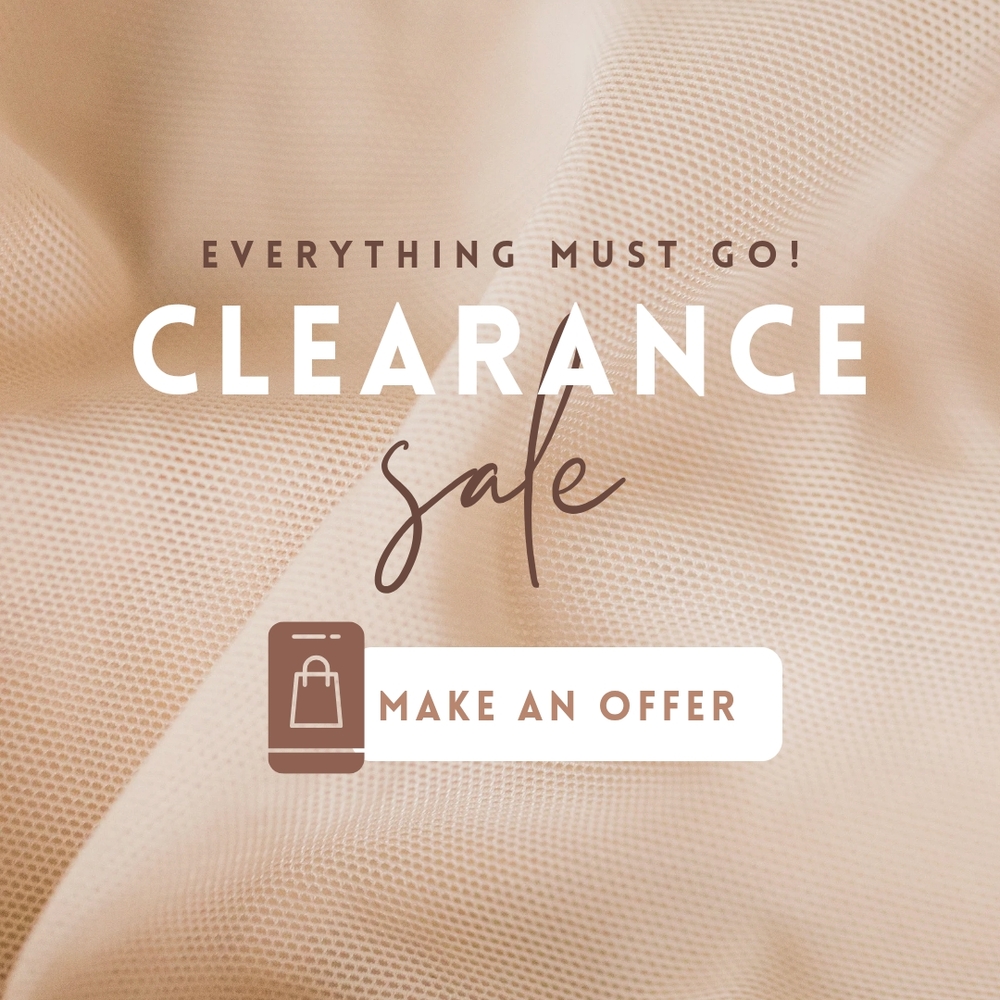 CLEARANCE SALE ** Everything MUST Go!  MAKE AN OFFER!